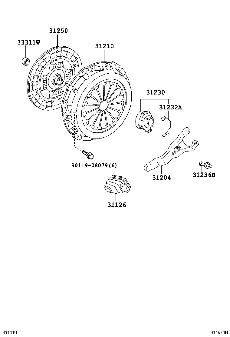 Clutch & Release Fork