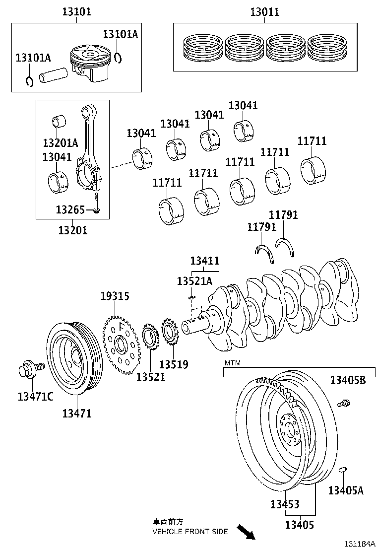 Cigüeñal y pistón