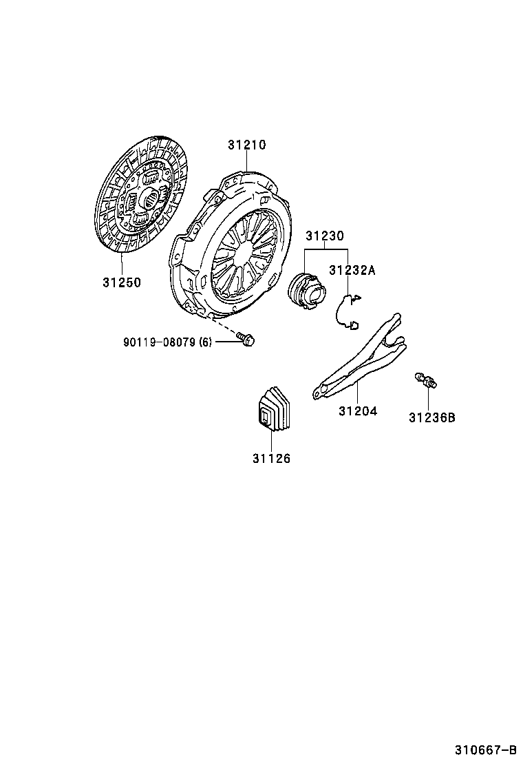 Clutch & Release Fork