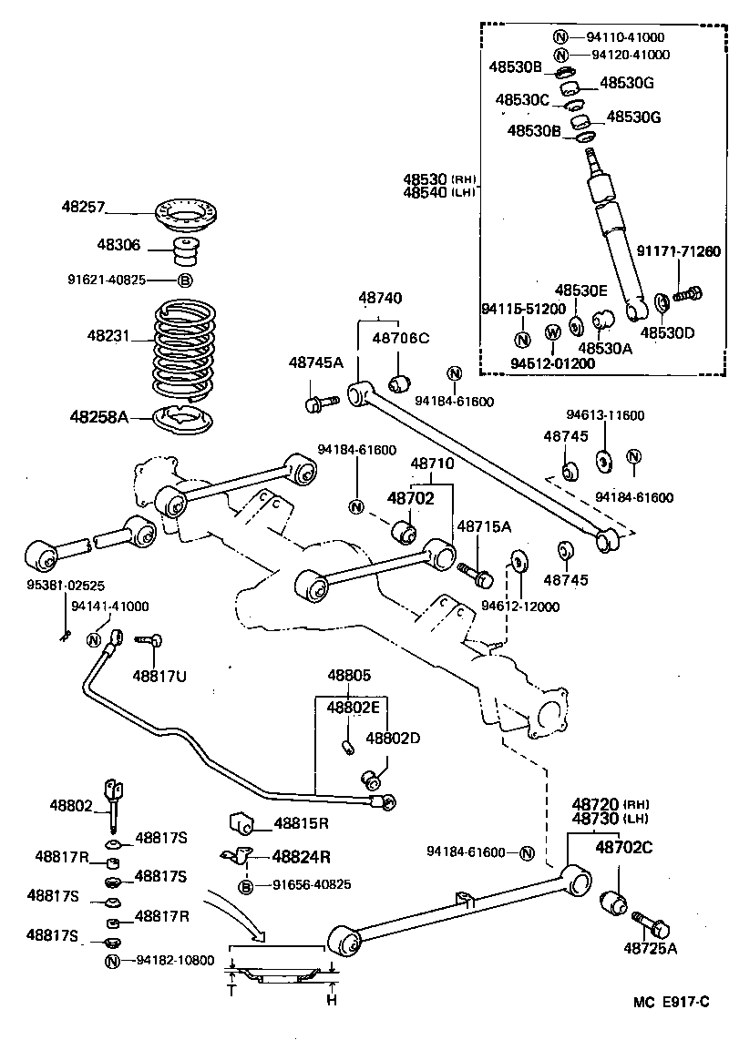 Rear Spring & Shock Absorber