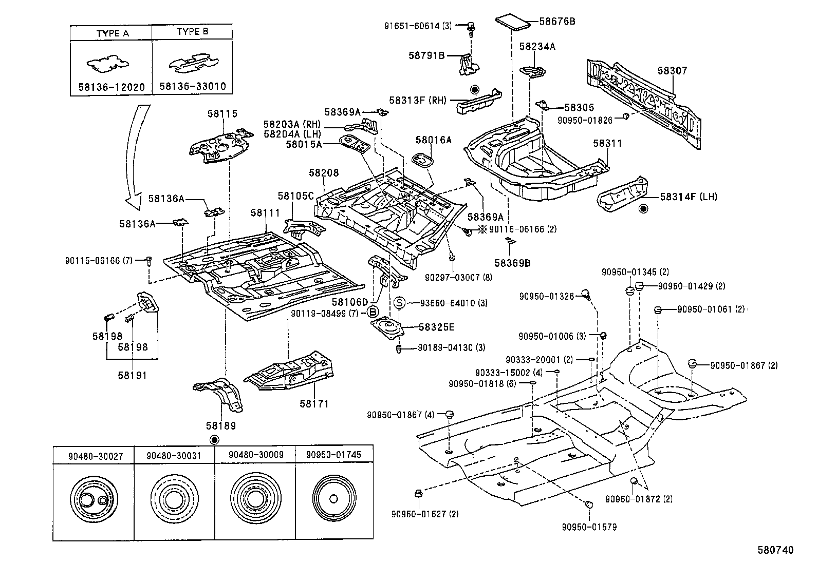 Floor Pan & Lower Back Panel