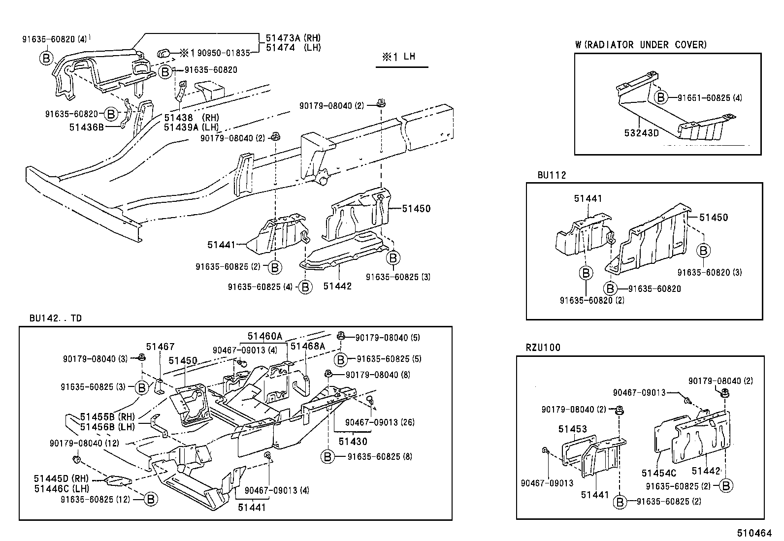 Suspension Crossmember & Under Cover