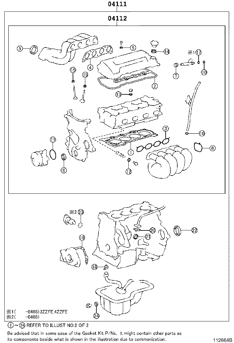 Engine Overhaul Gasket Kit