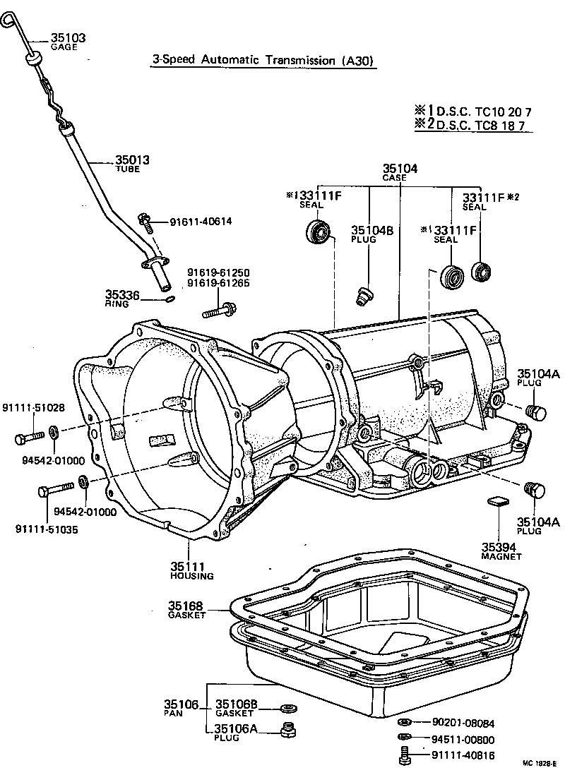 Caja de transmisión y cárter de aceite