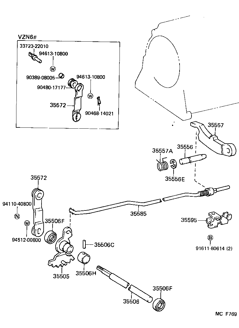 Throttle Link & Valve Lever