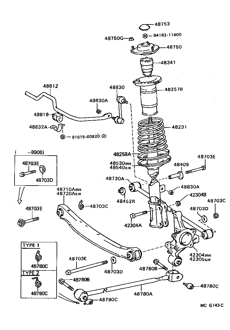 Rear Spring & Shock Absorber