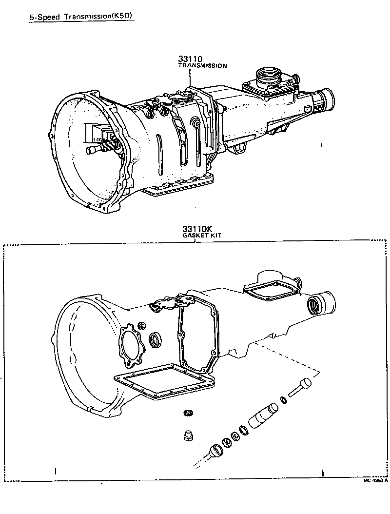 Transaxle Or Transmission Assy & Gasket Kit