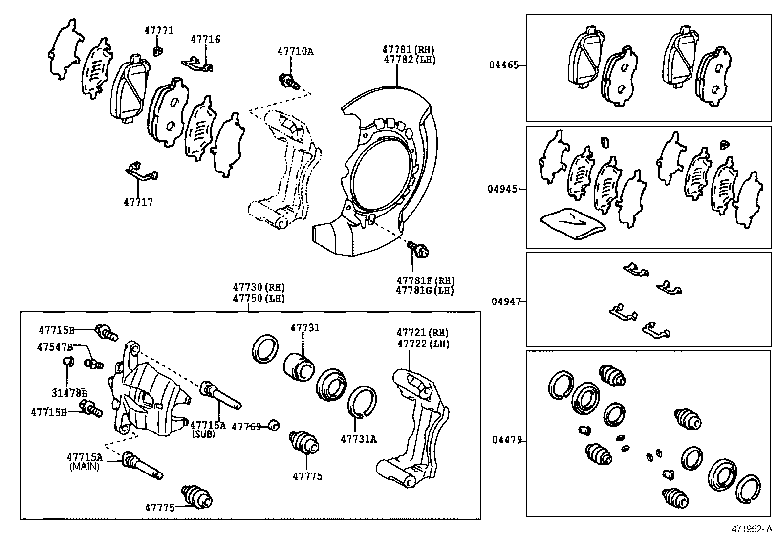 Front Disc Brake Caliper Dust Cover