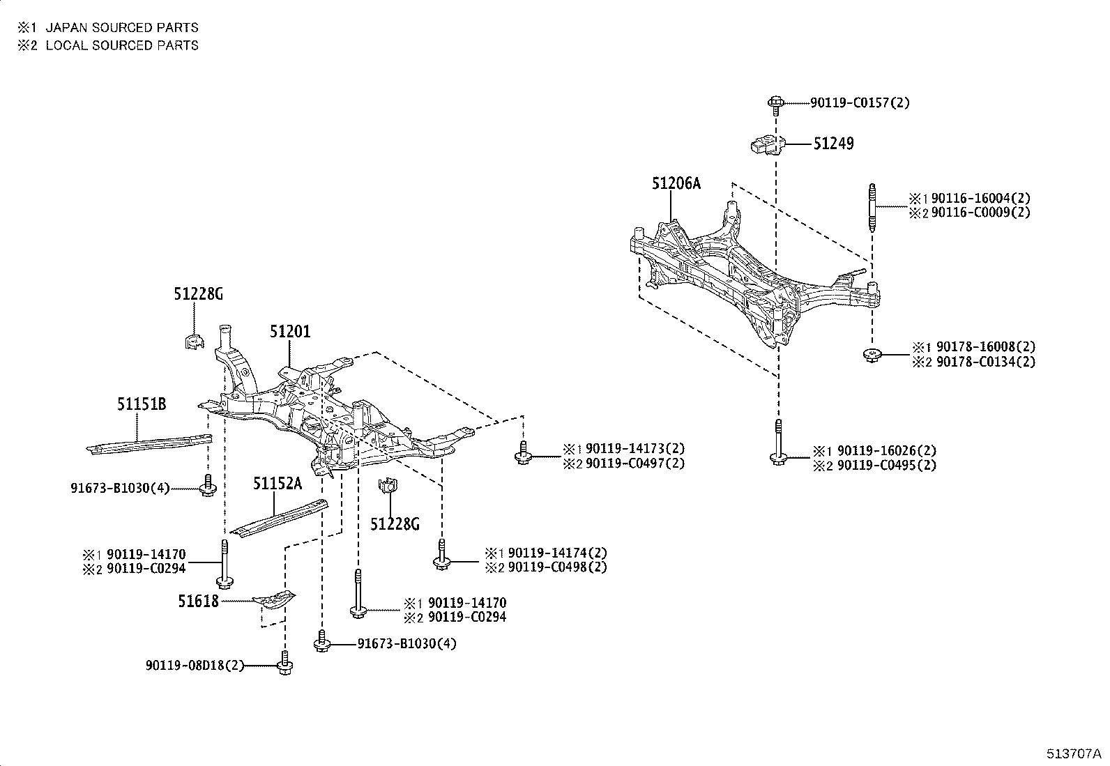 Suspension Crossmember & Under Cover