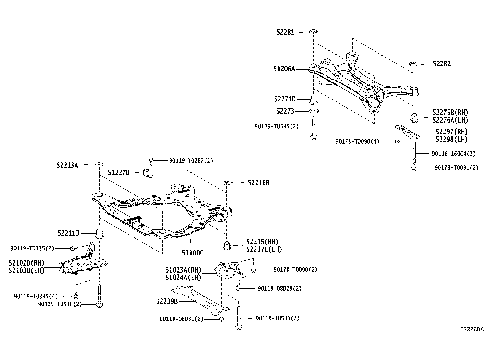 Suspension Crossmember & Under Cover