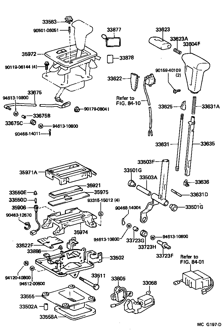 Shift Lever & Retainer