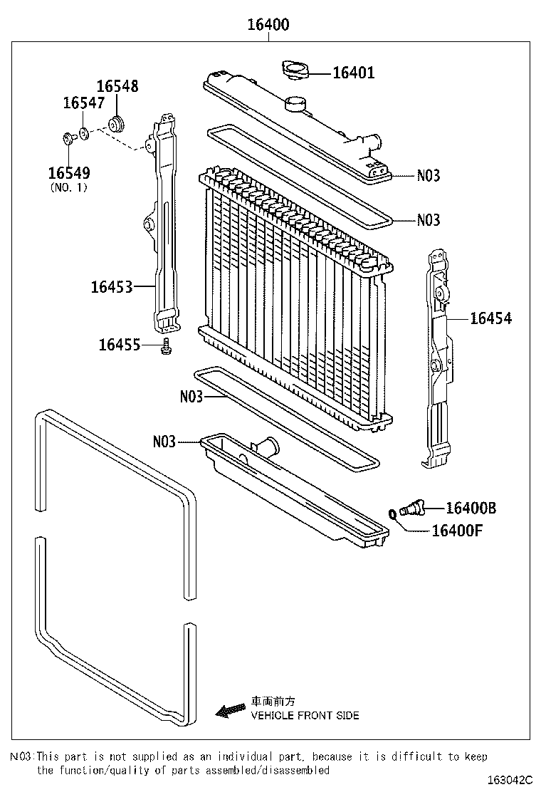 Radiator Water Outlet