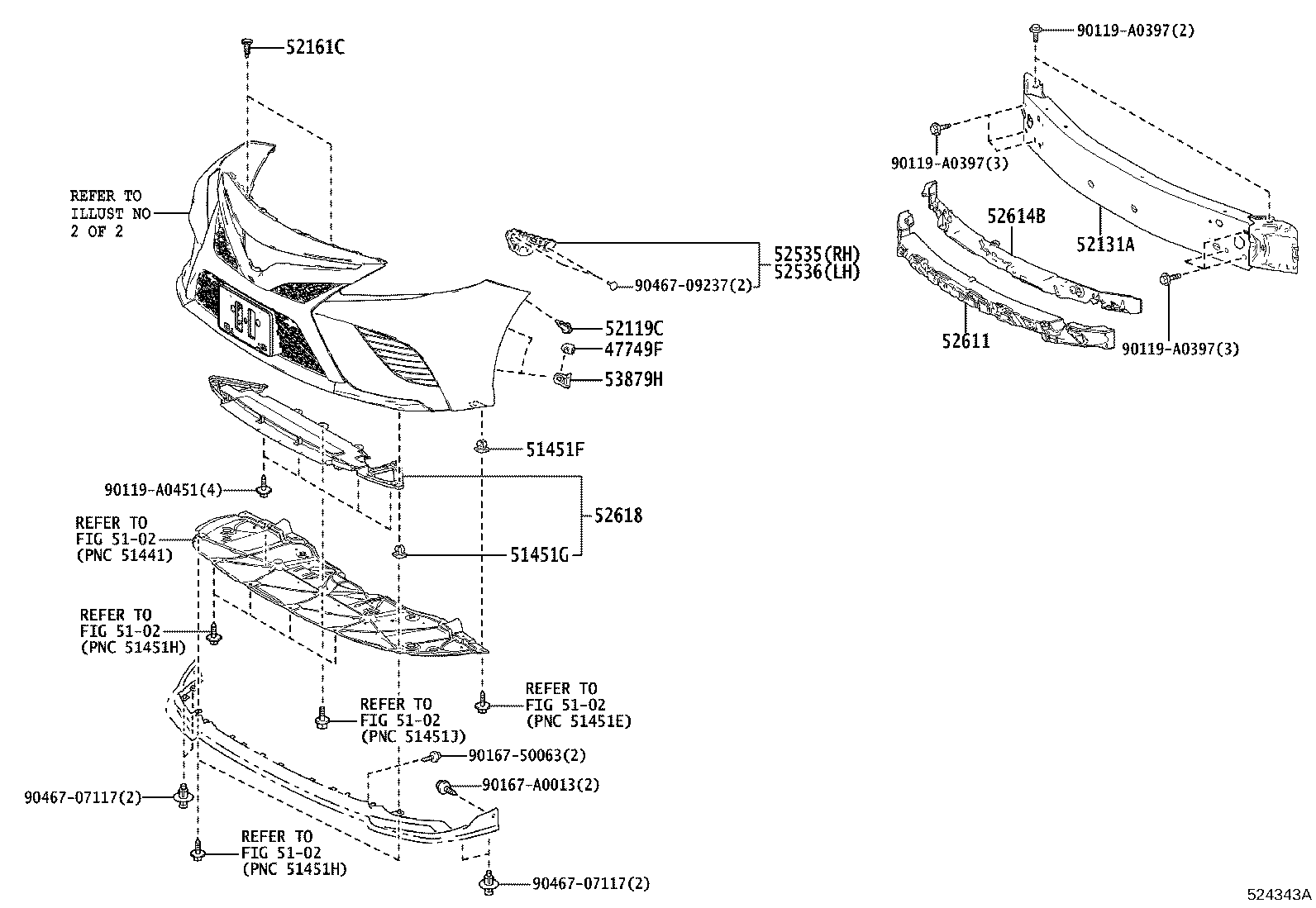 Front Bumper Bumper Stay