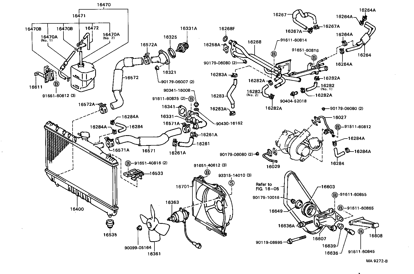 Radiator Water Outlet