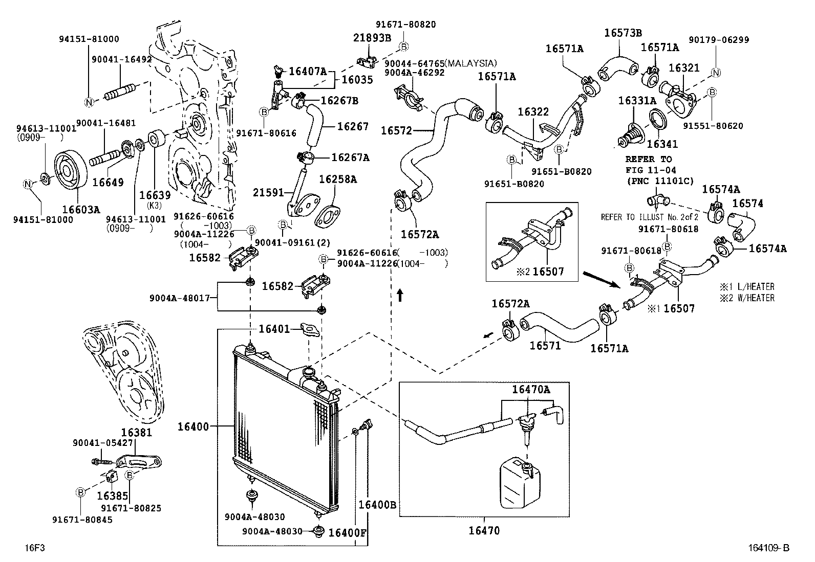 Radiator Water Outlet