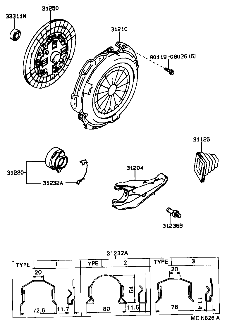 Clutch & Release Fork