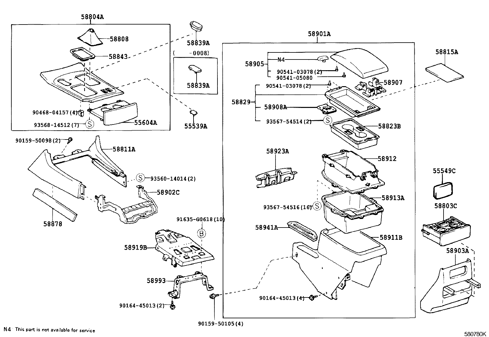 Console Box & Bracket