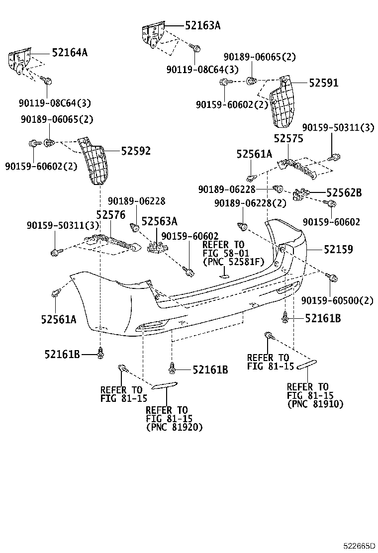 Rear Bumper & Bumper Stay