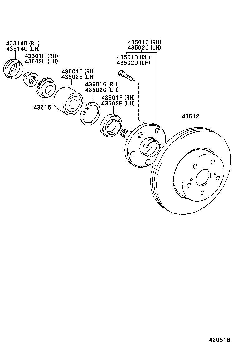 Front Axle Hub