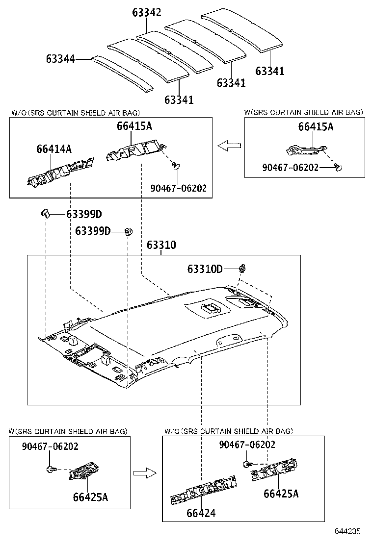 Headlining & Silencer Pad