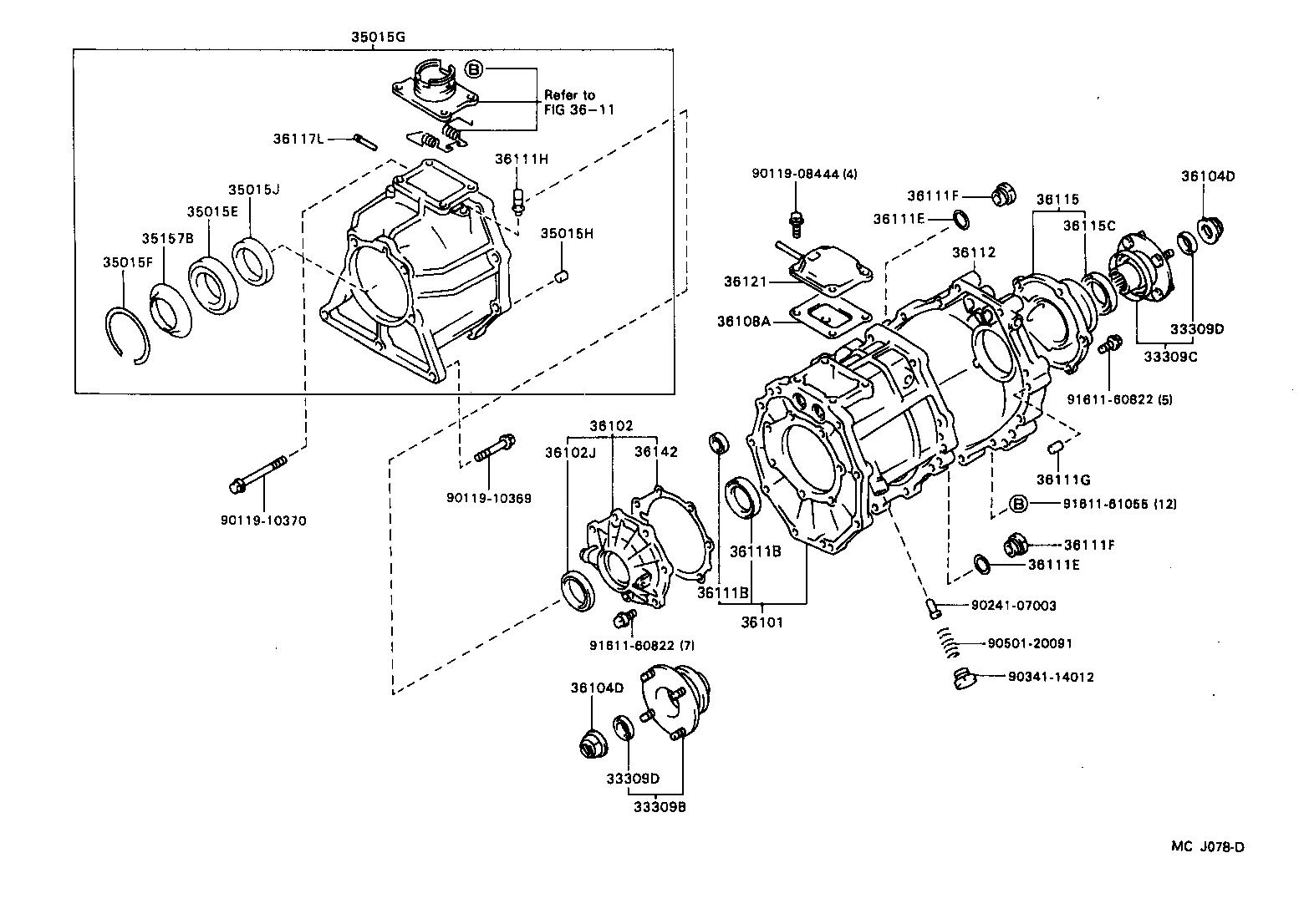 Transfer Case & Extension Housing