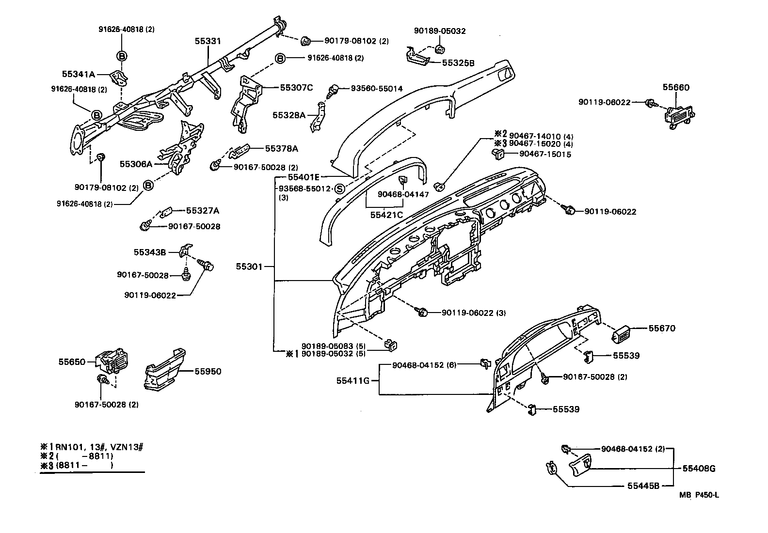 Instrument Panel Glove Compartment