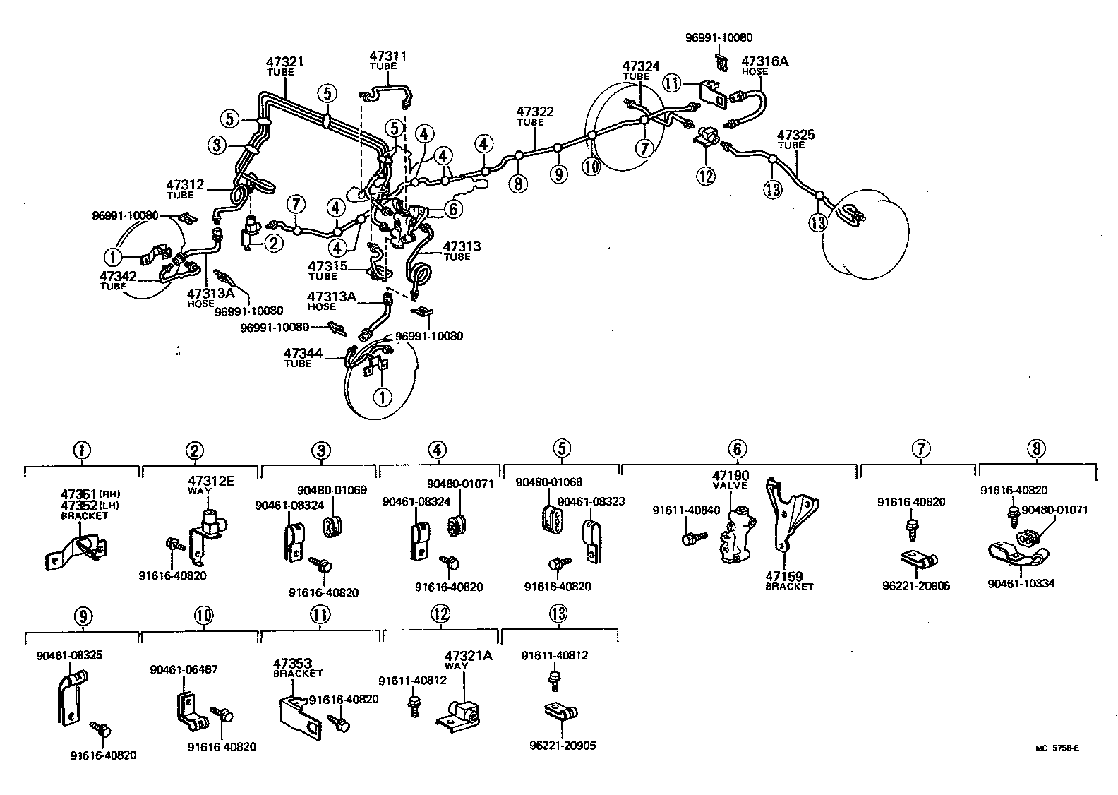 Brake Tube Clamp