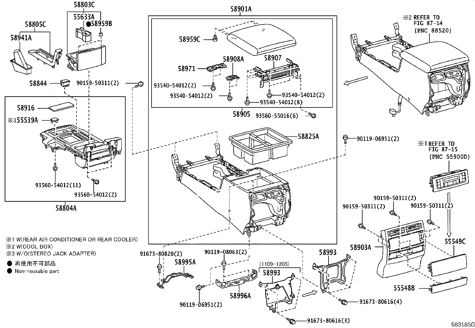 Caja y soporte de consola