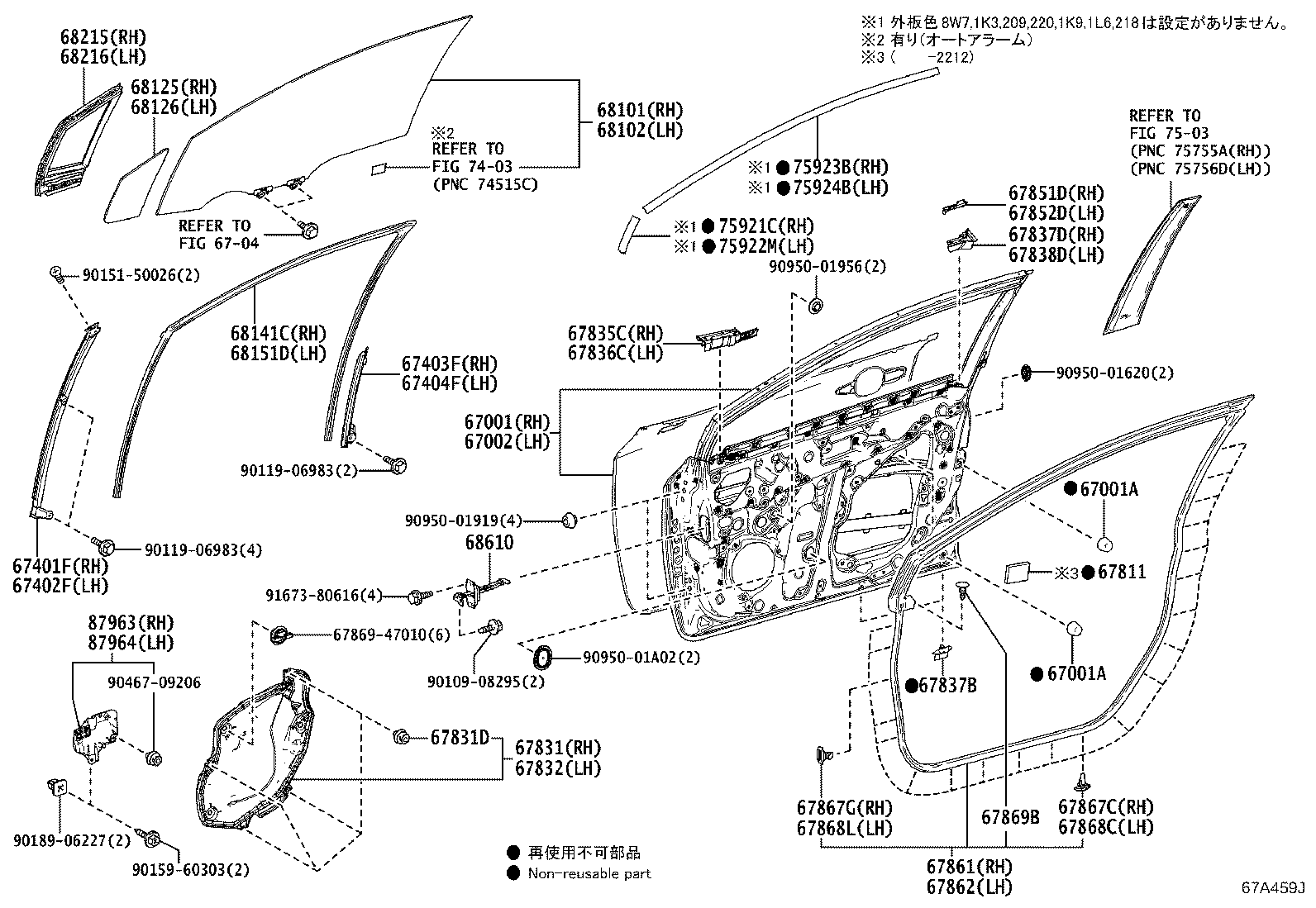 Front Door Panel & Glass