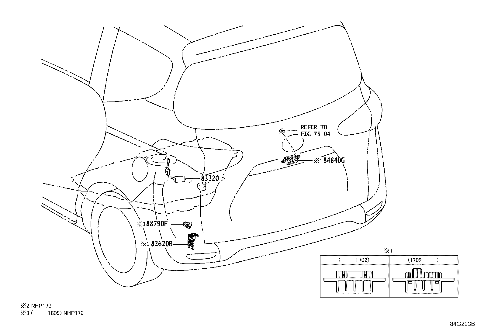 84840-58010 Switch Assy, Back Door Opener Toyota | YoshiParts