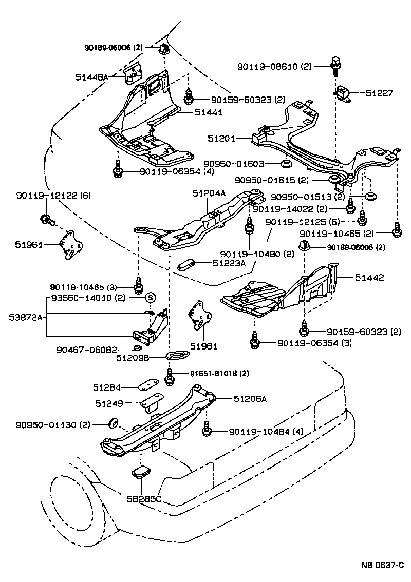 Suspension Crossmember & Under Cover