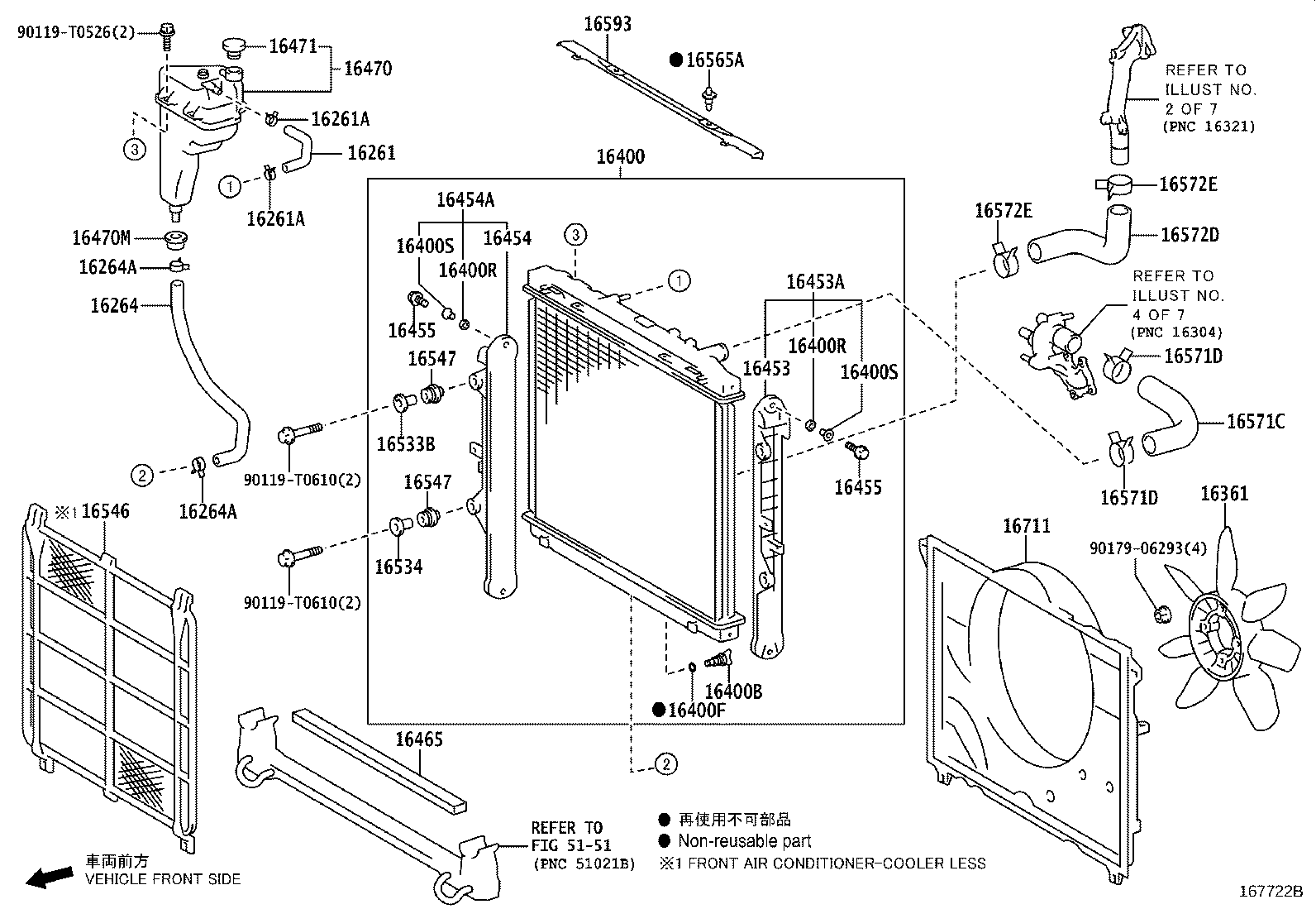 Salida de agua del radiador