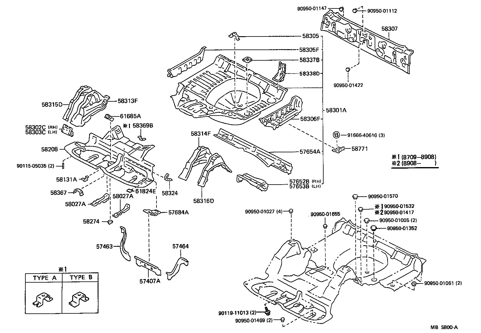 Floor Pan & Lower Back Panel