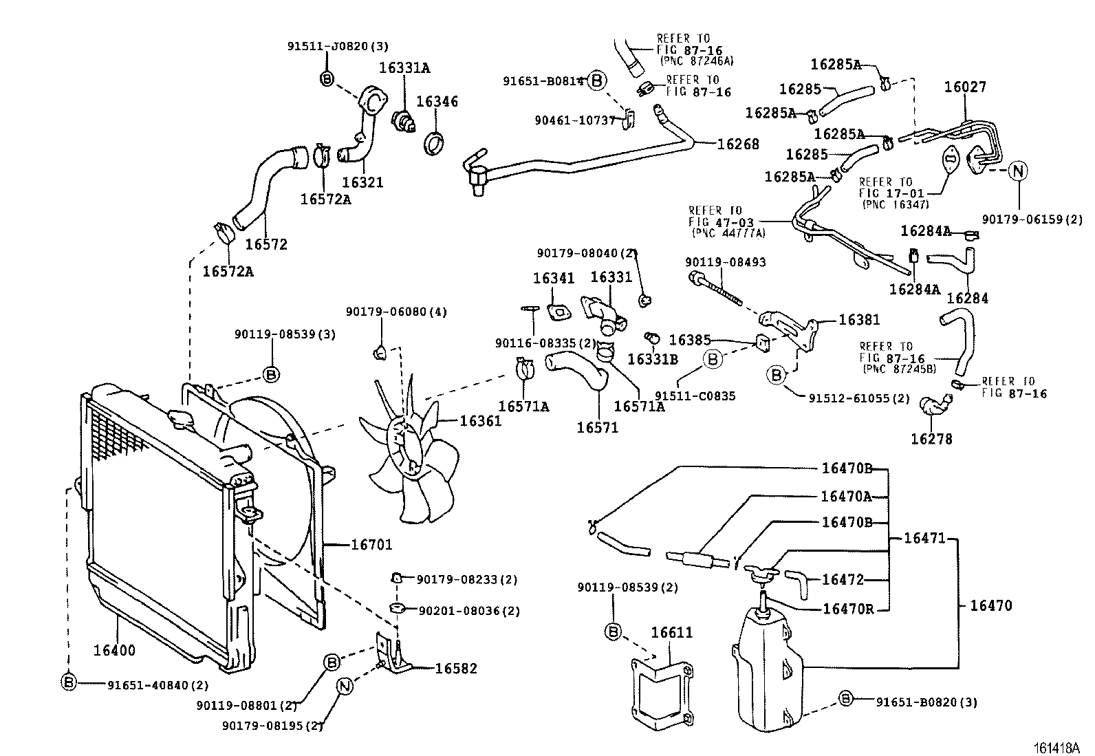 Radiator Water Outlet