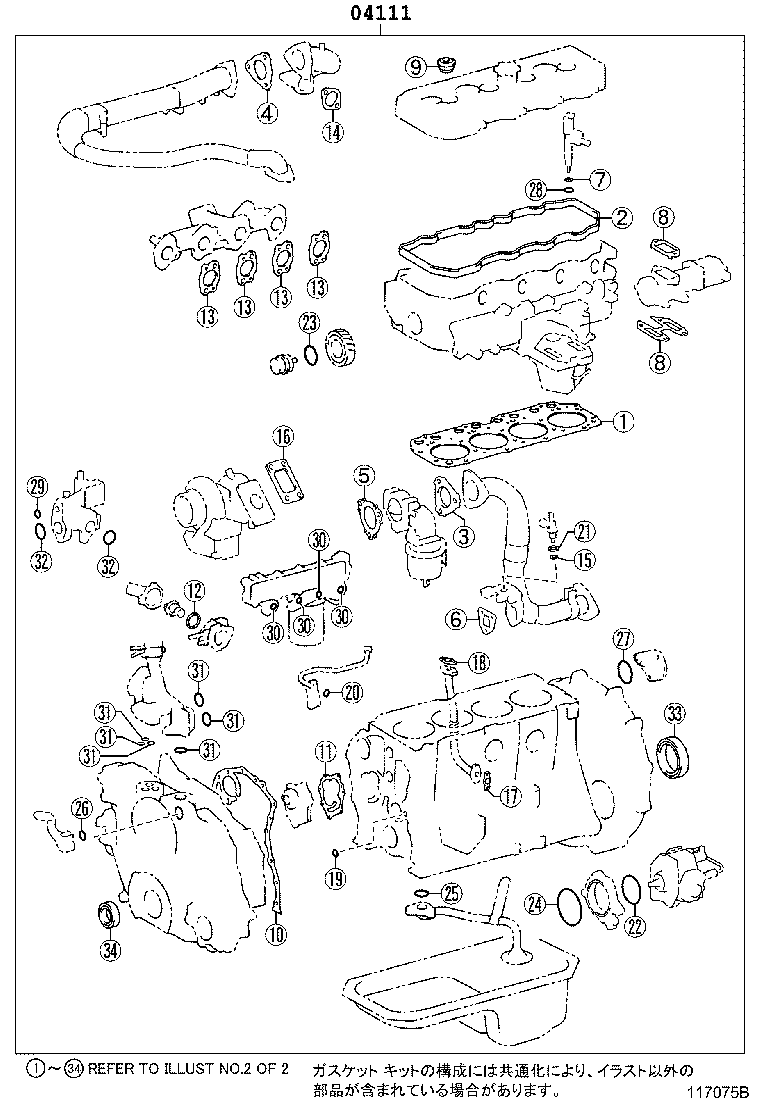 Engine Overhaul Gasket Kit