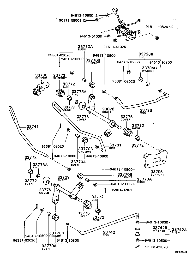 Control Shaft & Crossshaft