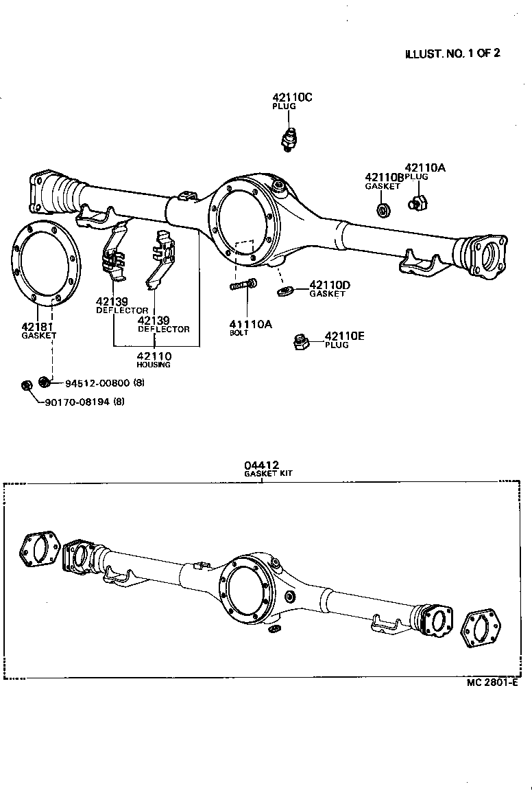 Rear Axle Housing Differential