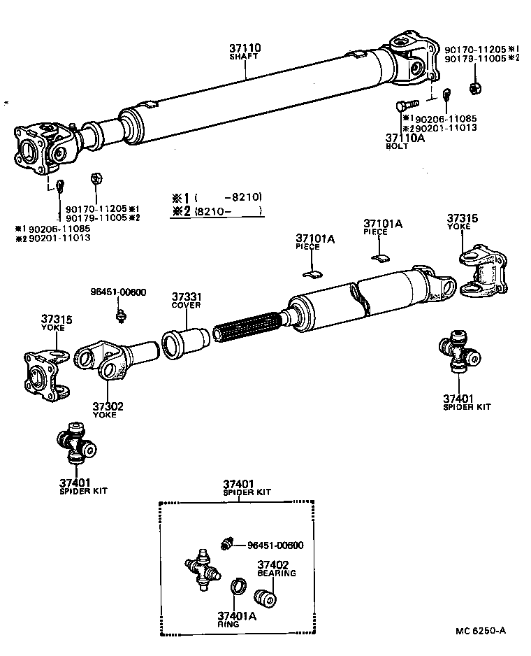 Propeller Shaft & Universal Joint