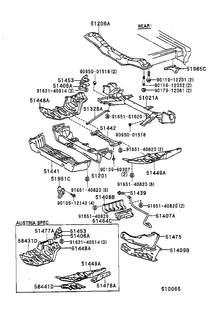 Suspension Crossmember & Under Cover