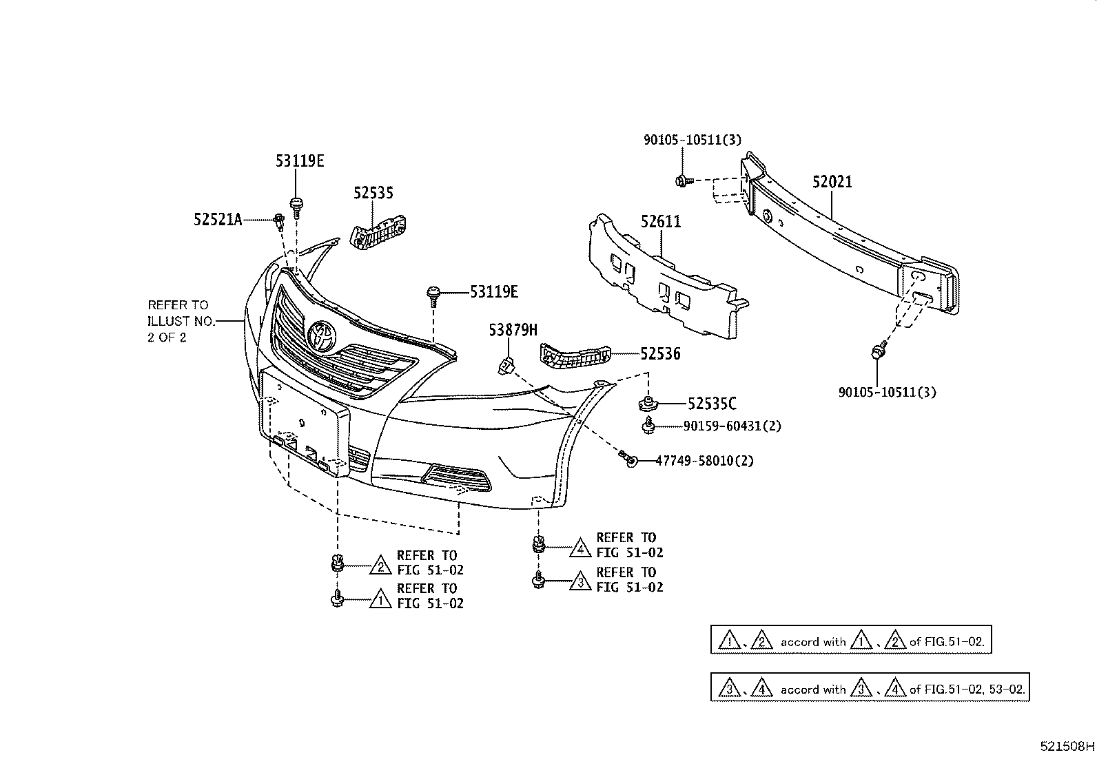Front Bumper Bumper Stay