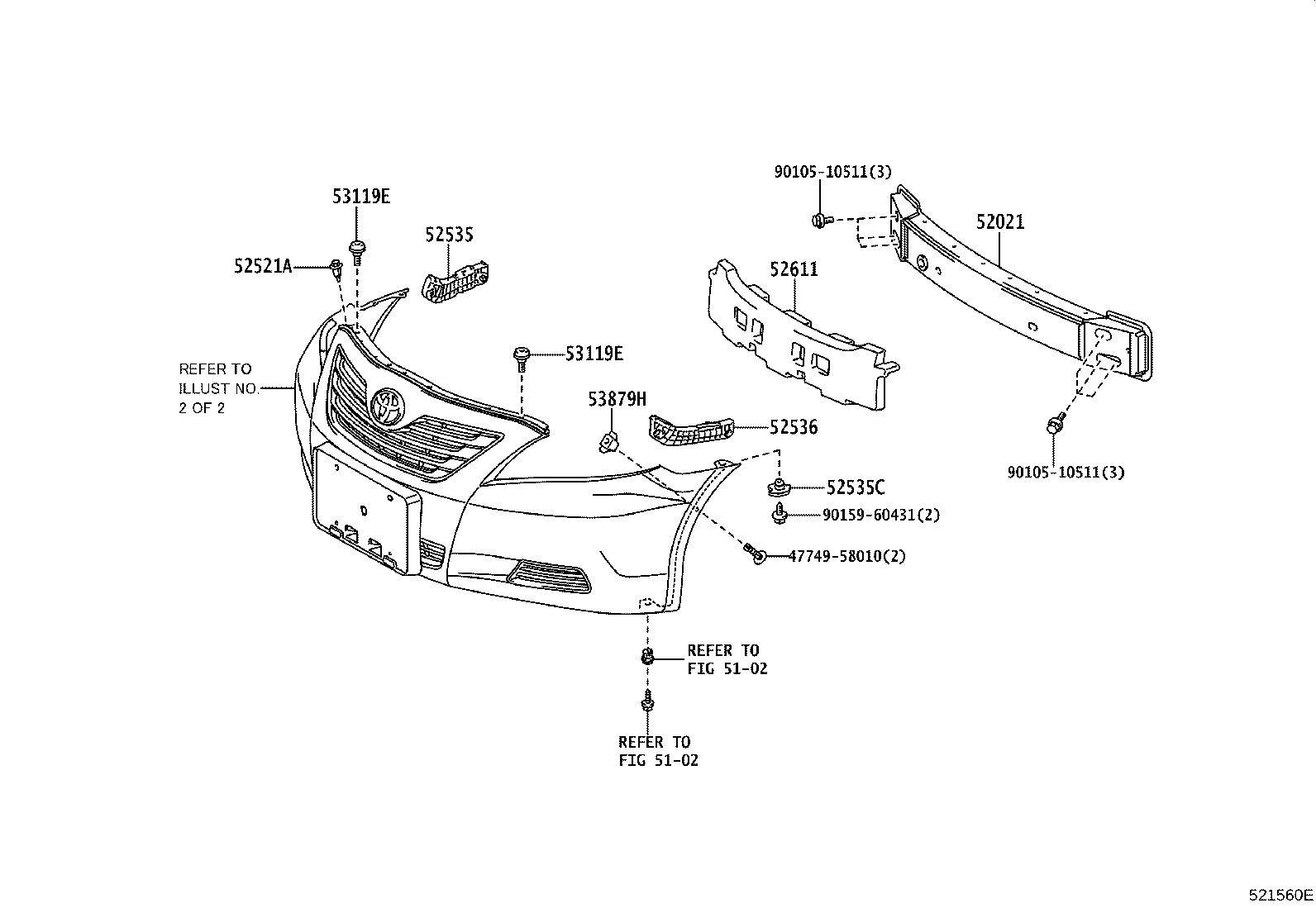 Front Bumper Bumper Stay