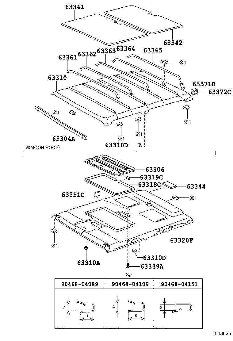 Headlining & Silencer Pad