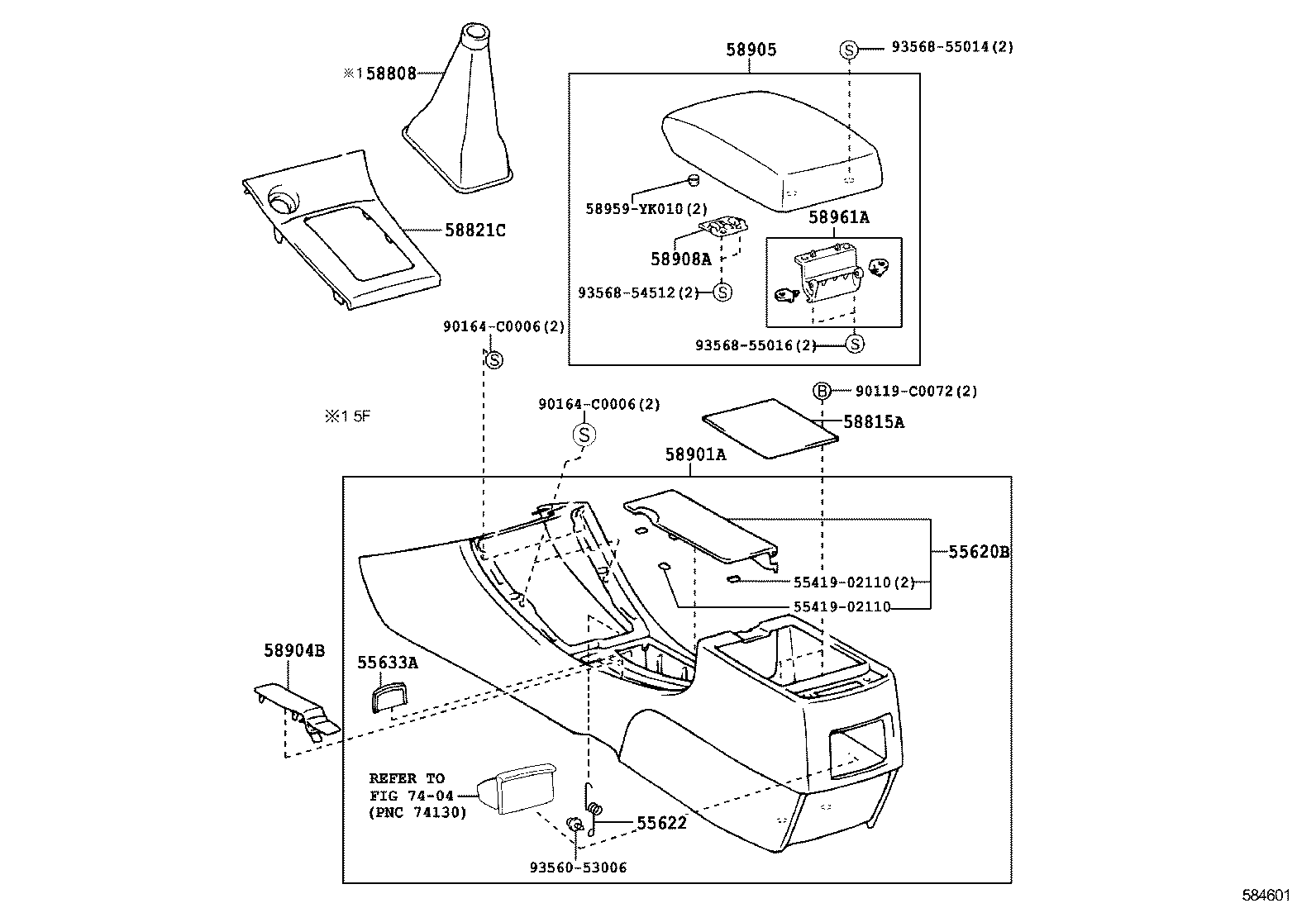 Console Box & Bracket