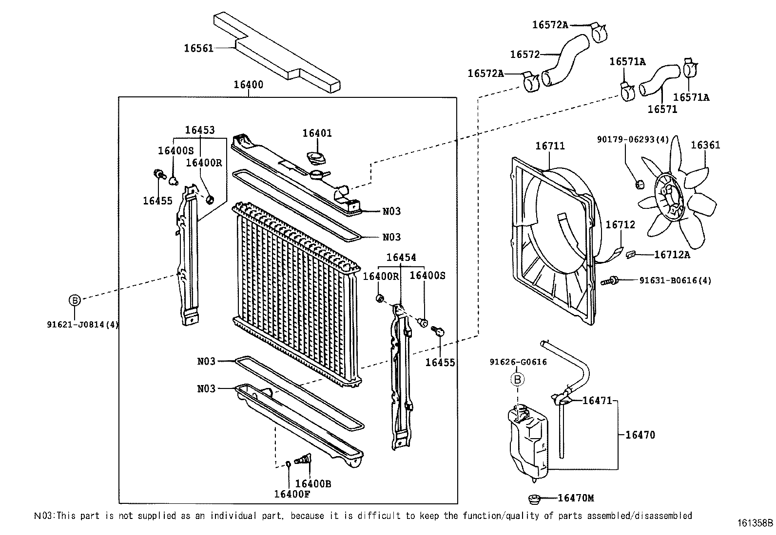 Radiator Water Outlet