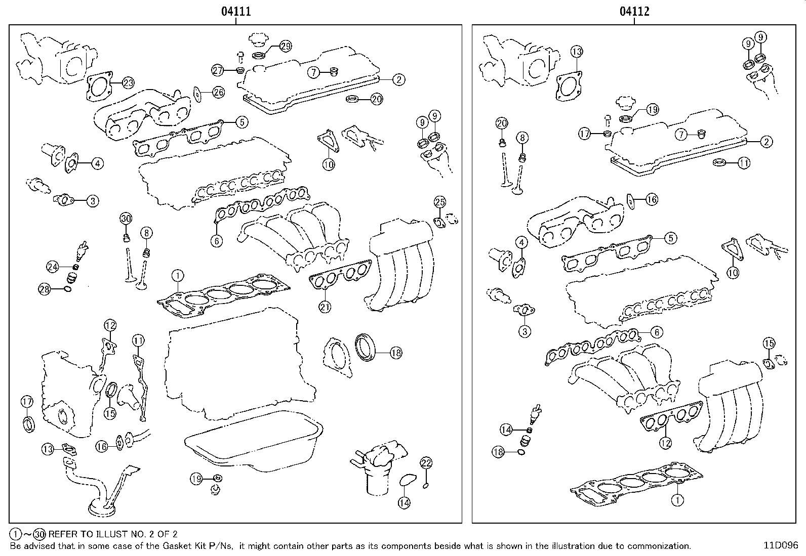 Engine Overhaul Gasket Kit