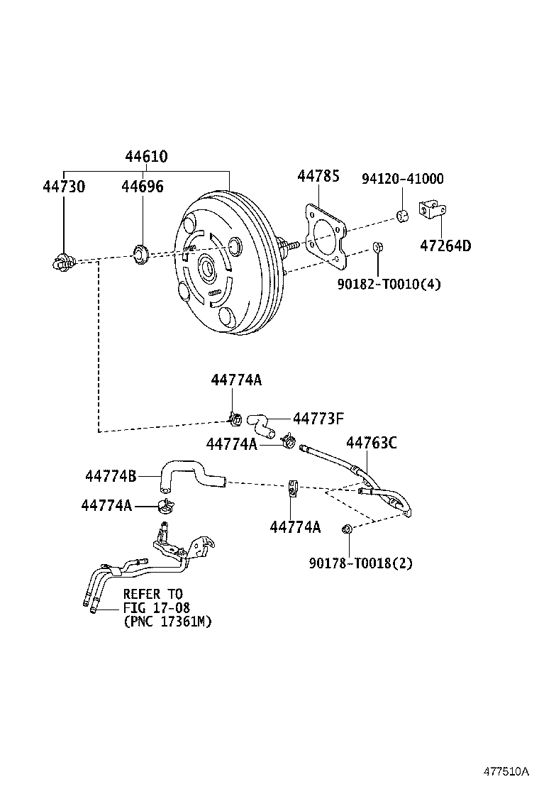 Brake Booster & Vacuum Tube