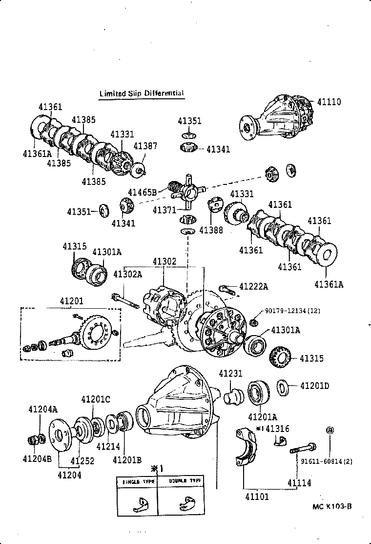 Rear Axle Housing Differential