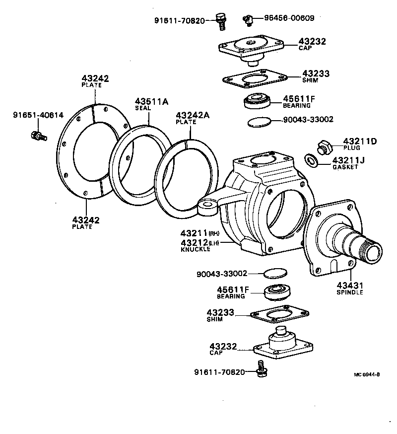 Front Axle Arm Steering Knuckle