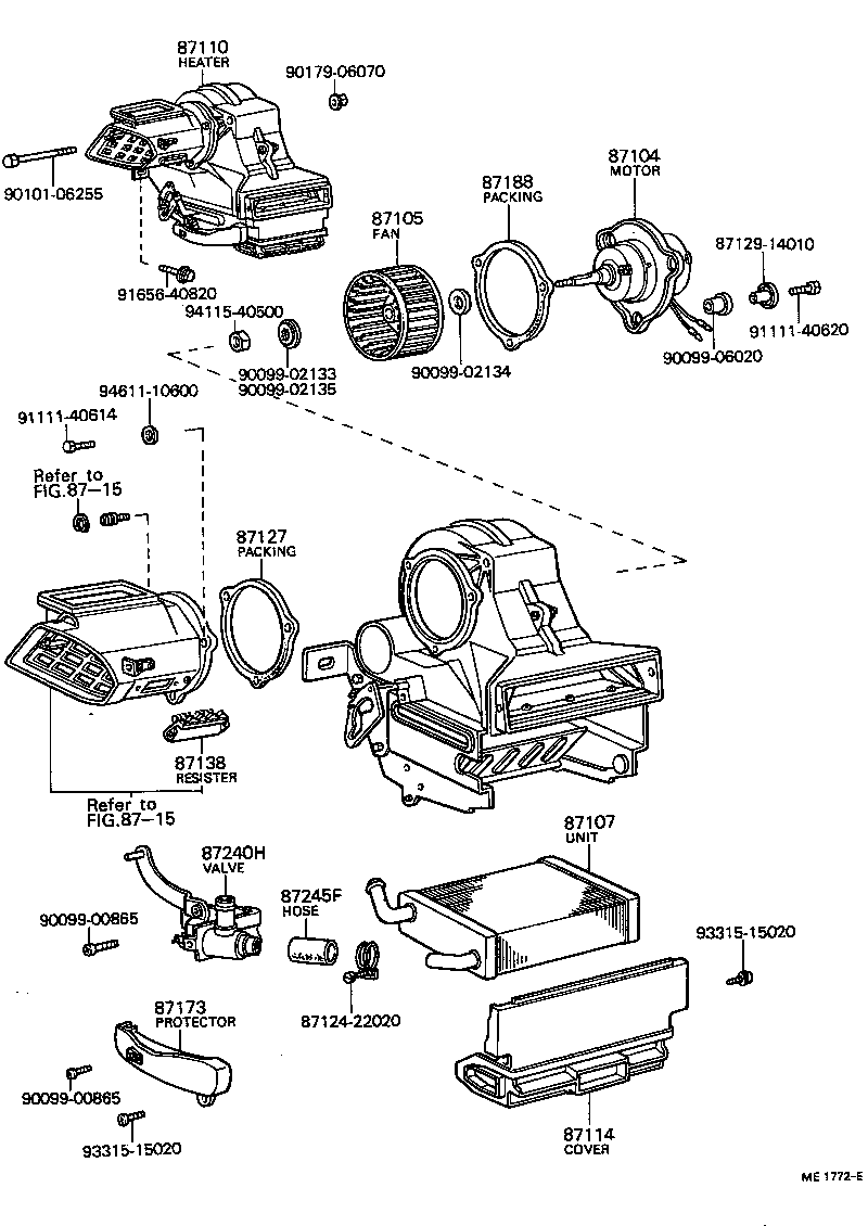 Heating Air Conditioning Heater Unit Blower