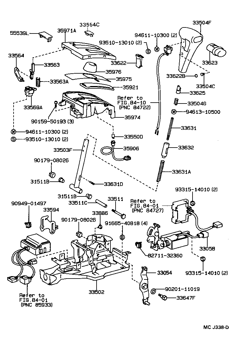 Shift Lever & Retainer